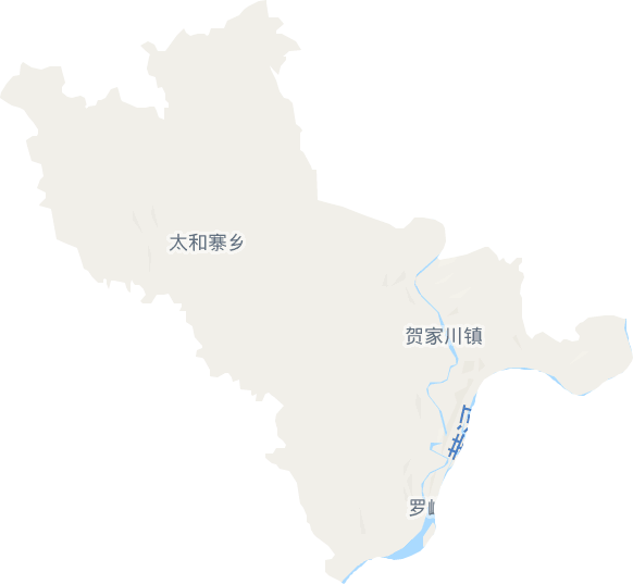 贺家川镇电子地图
