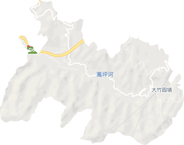 大竹园镇电子地图