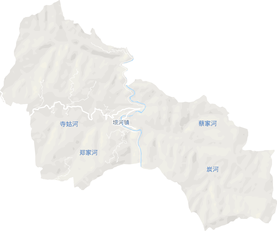 坝河镇电子地图
