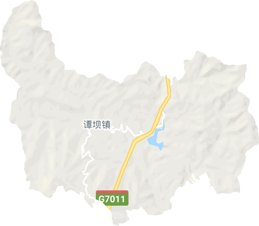 谭坝镇电子地图
