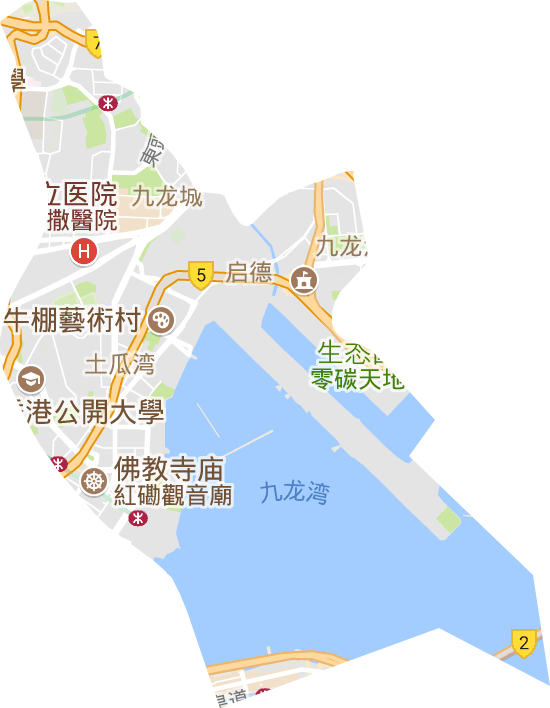 九龙城区电子地图