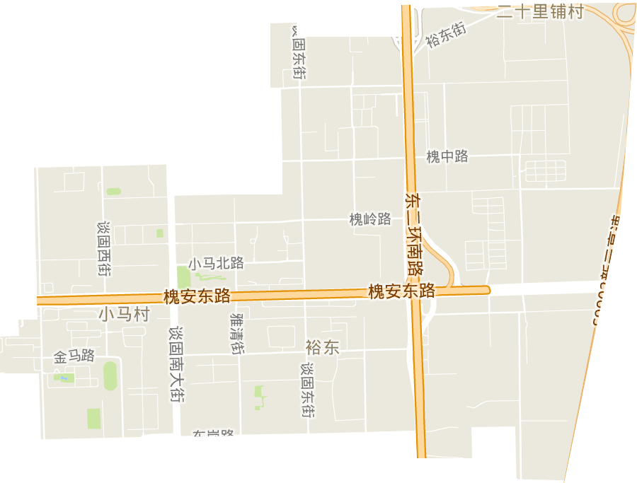 裕东街道电子地图
