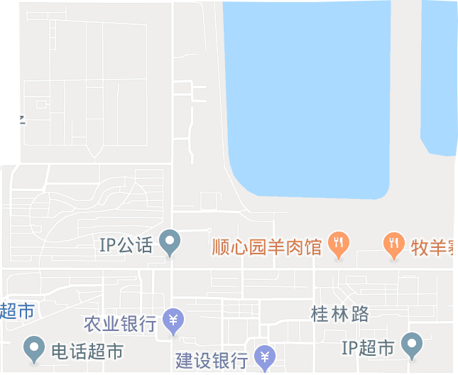 桂林路街道电子地图