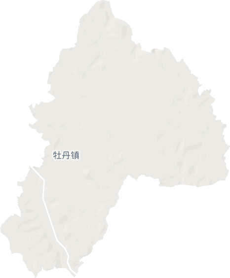 牡丹镇电子地图
