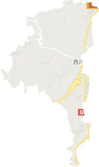 西川镇电子地图