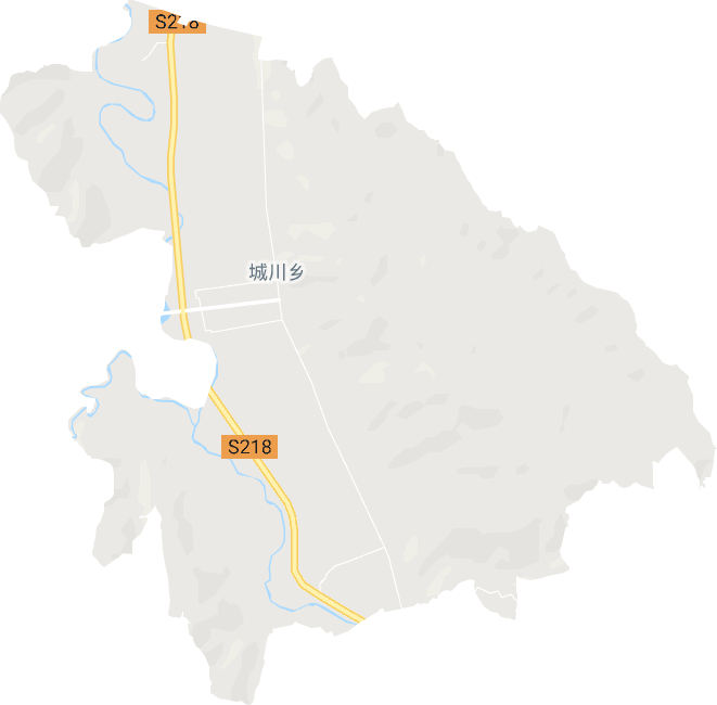 城川乡电子地图