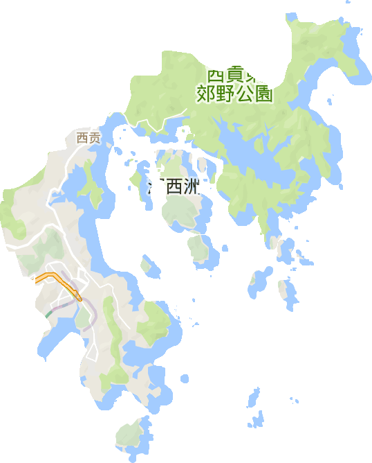 西贡区电子地图