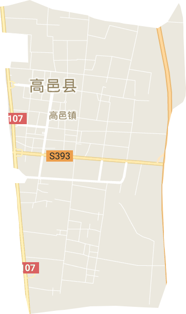 高邑镇电子地图