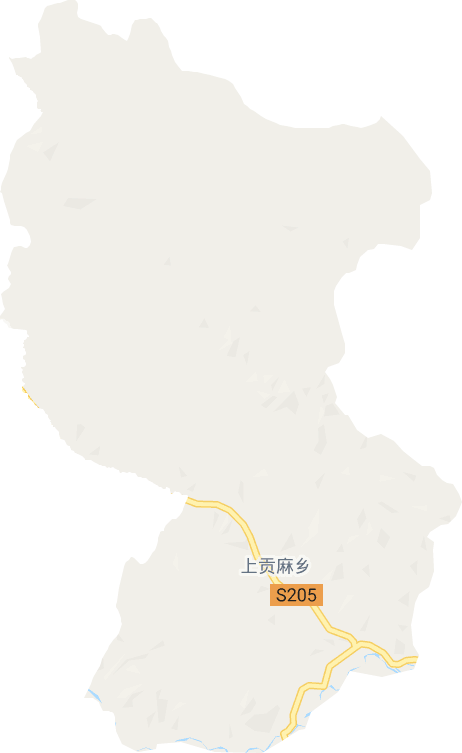 上贡麻乡电子地图