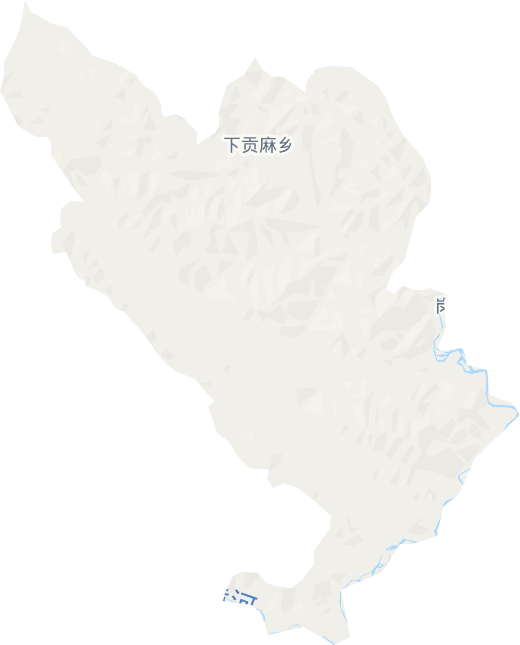 下贡麻乡电子地图