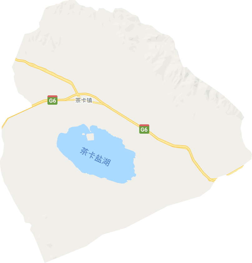 茶卡镇电子地图