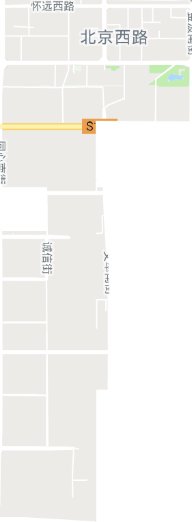 北京西路街道电子地图