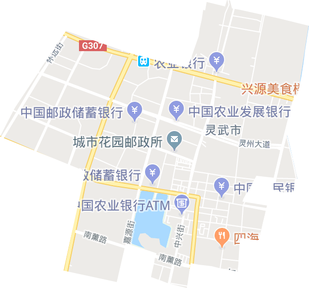 城区街道电子地图