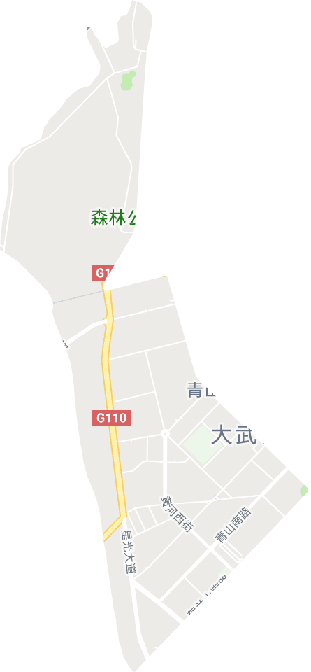 青山街道电子地图