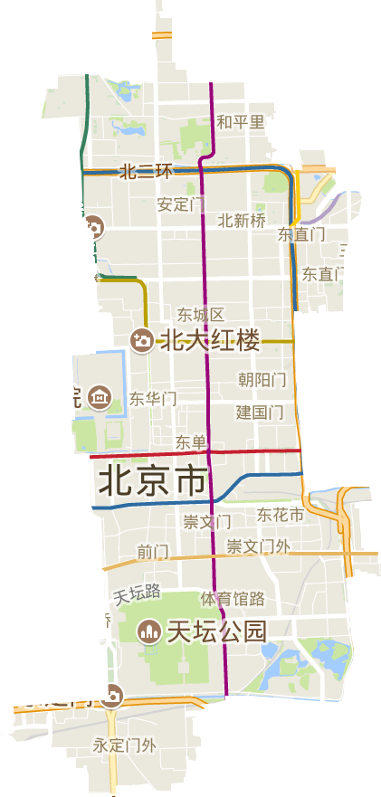 东城区电子地图