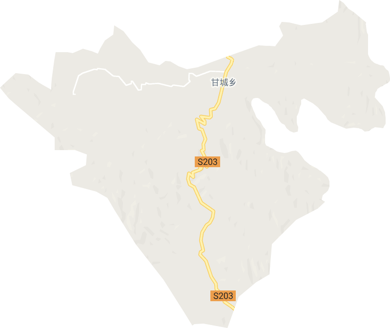 甘城乡电子地图