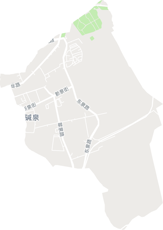 碱泉街道电子地图