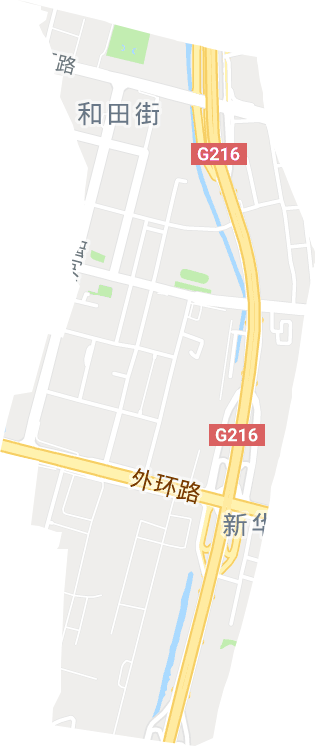 和田街街道电子地图