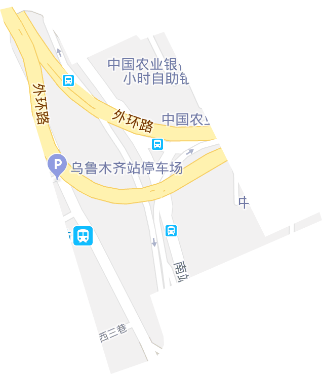 火车南站街道电子地图