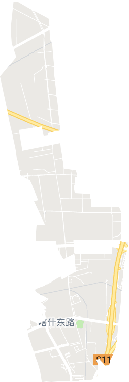 喀什东路街道电子地图