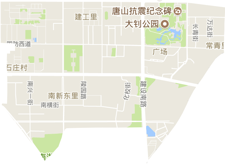 广场街道电子地图