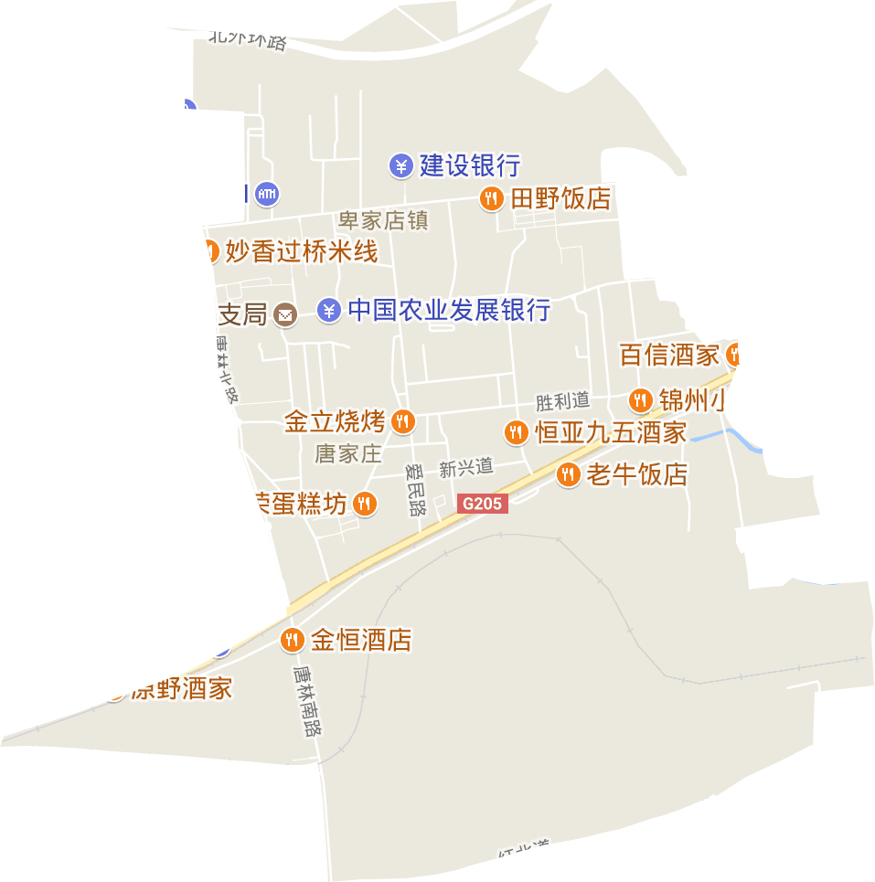 唐家庄街道电子地图