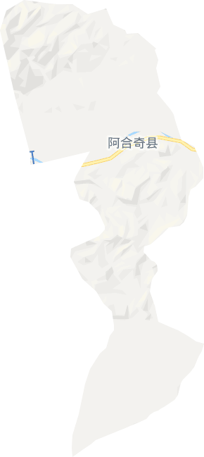 阿合奇镇电子地图
