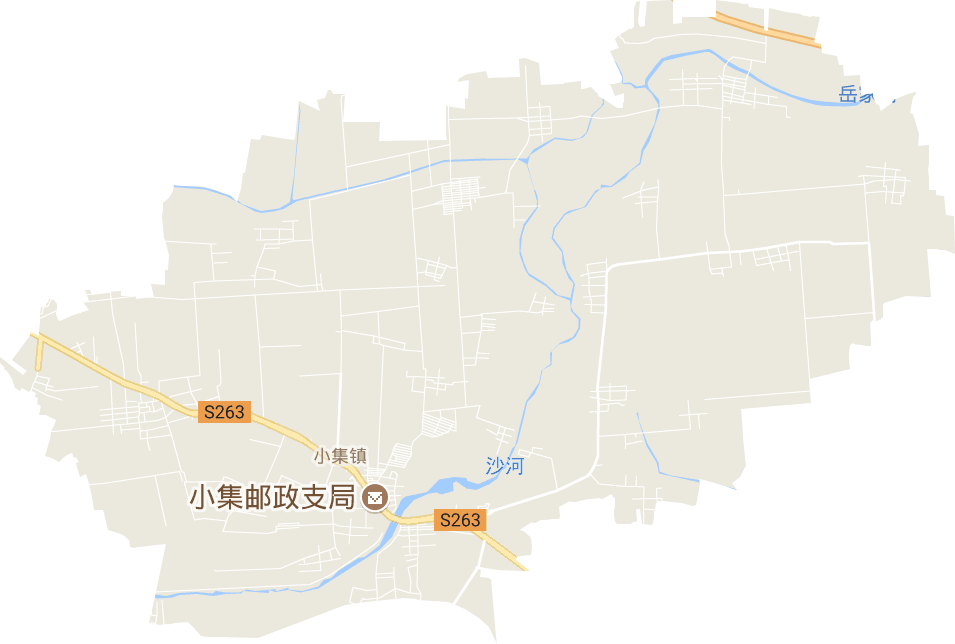 小集镇电子地图