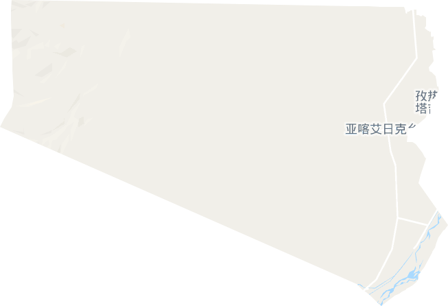 亚喀艾日克乡电子地图