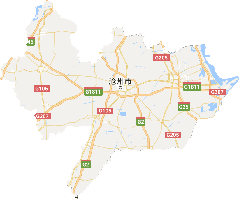 沧州市电子地图