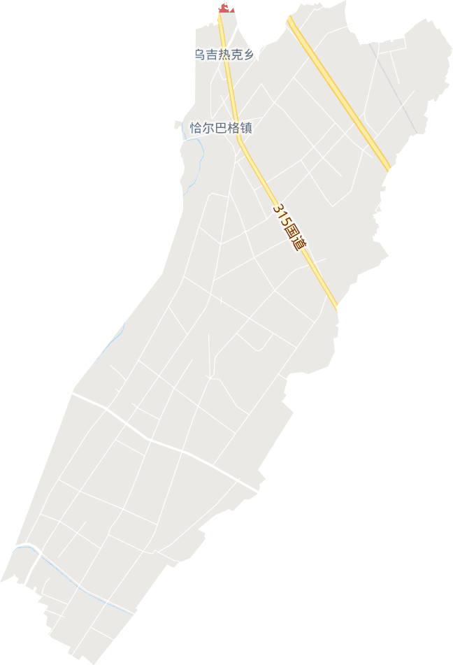 恰尔巴格镇电子地图