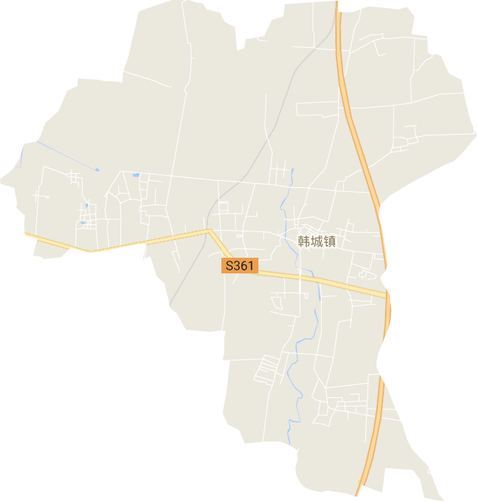 韩城镇电子地图