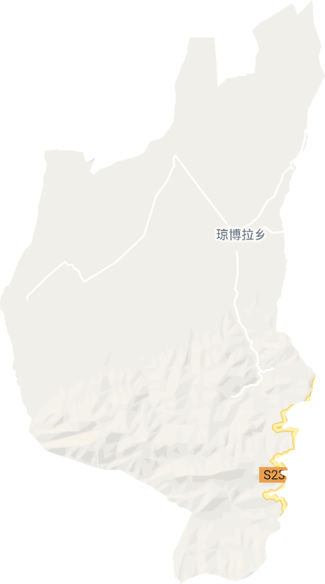 琼博拉乡电子地图