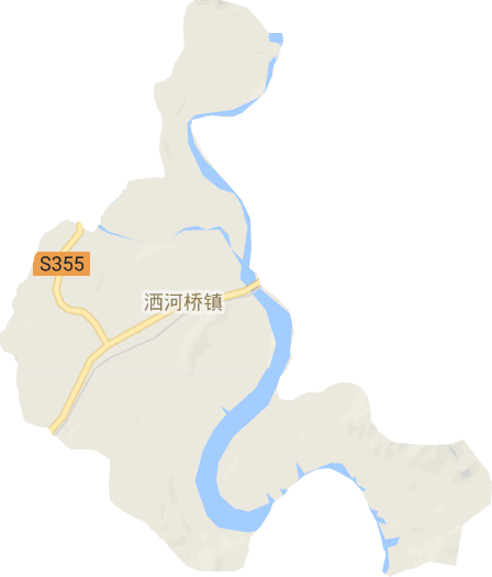 洒河桥镇电子地图