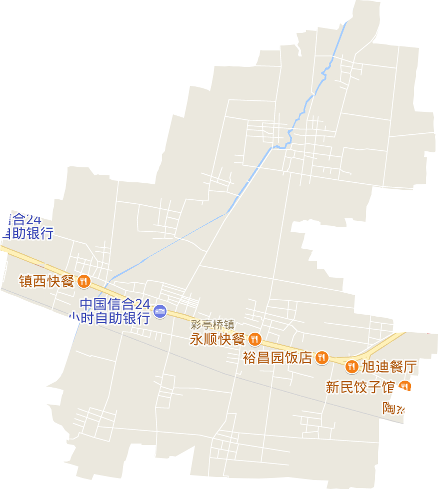 彩亭桥镇电子地图