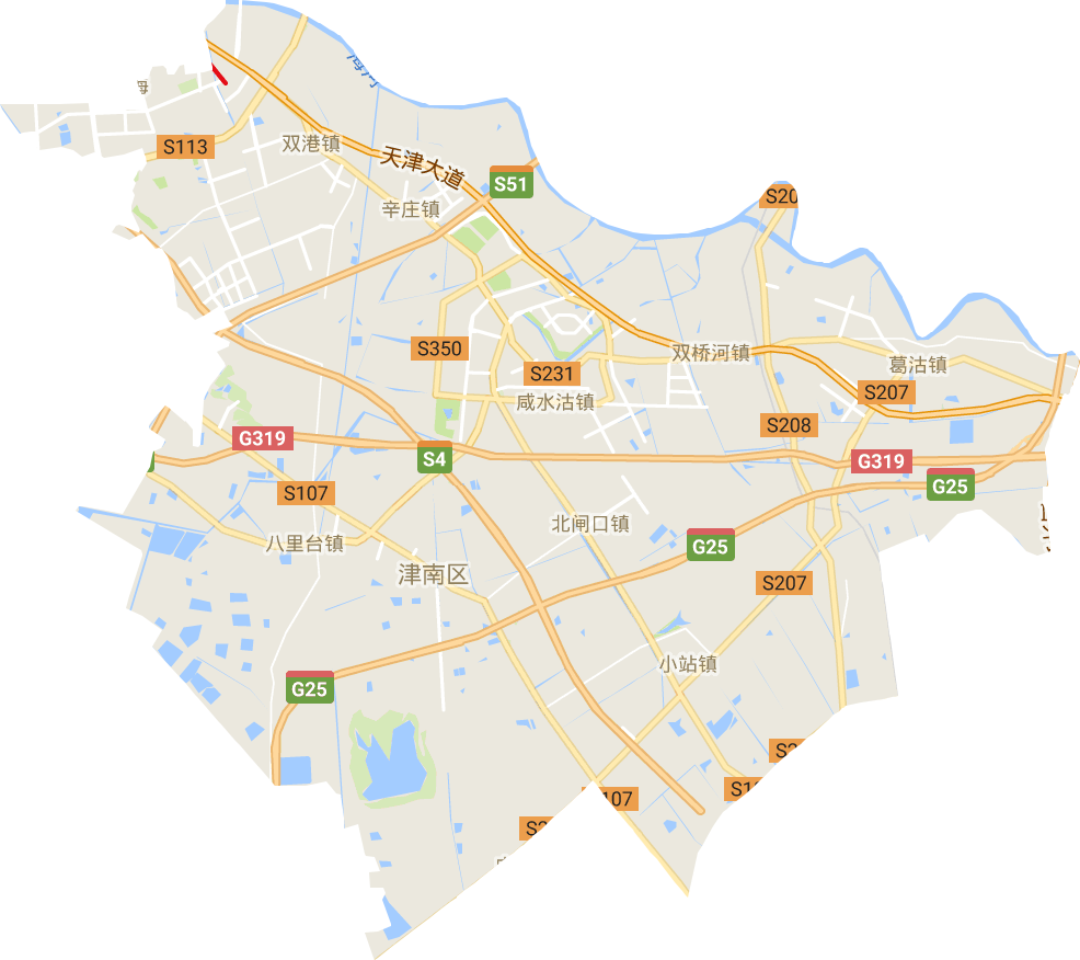 津南区电子地图