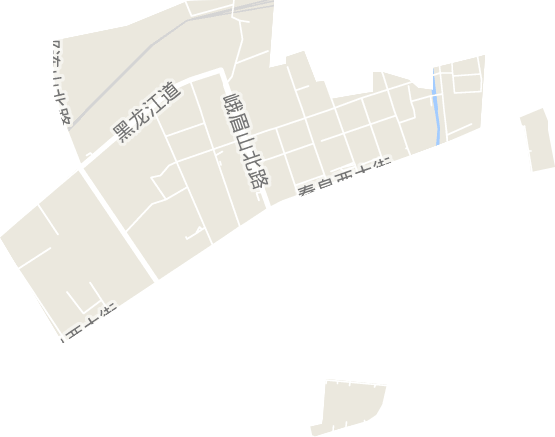 黄河道街道电子地图