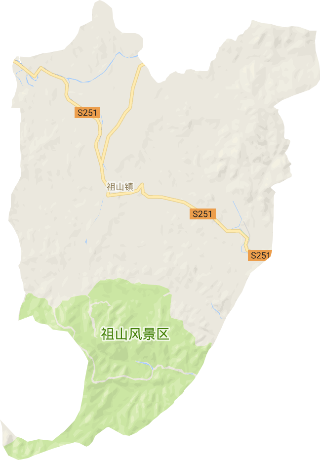 祖山镇电子地图