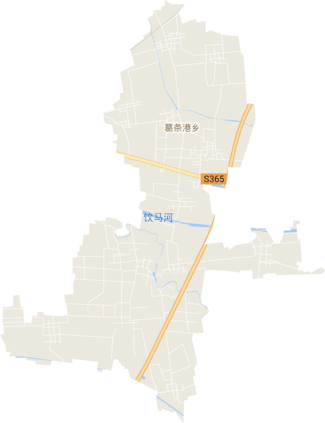 葛条港乡电子地图