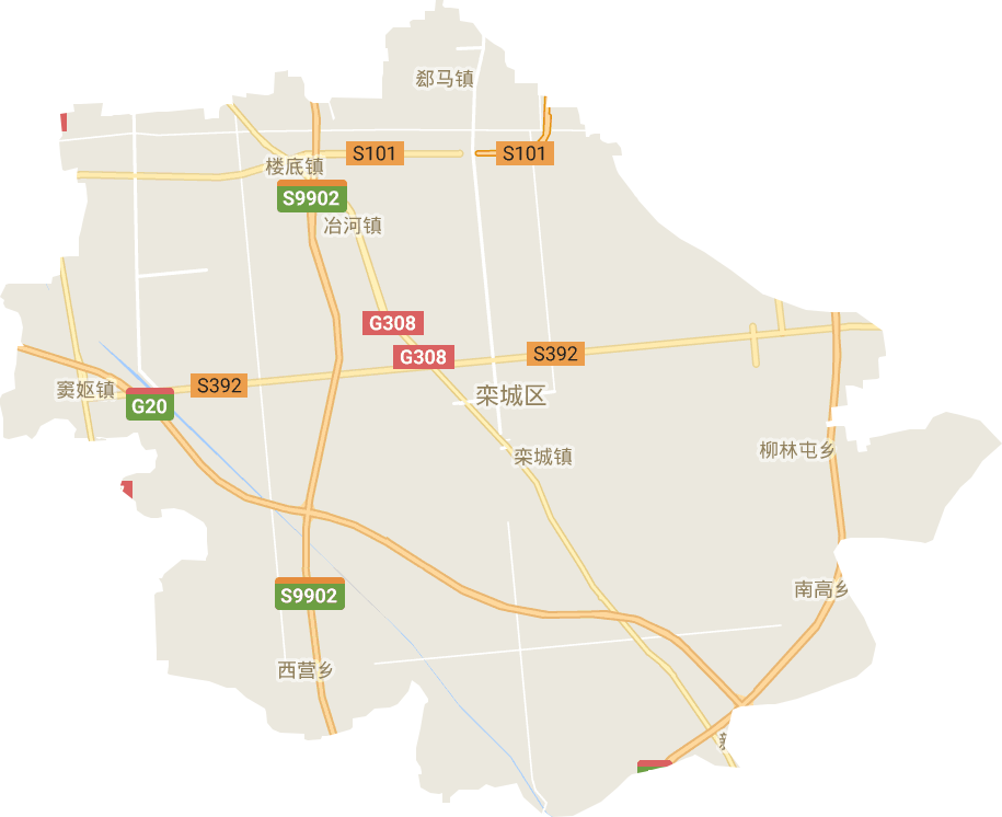 栾城区电子地图