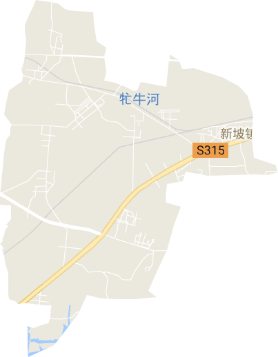 新坡镇电子地图