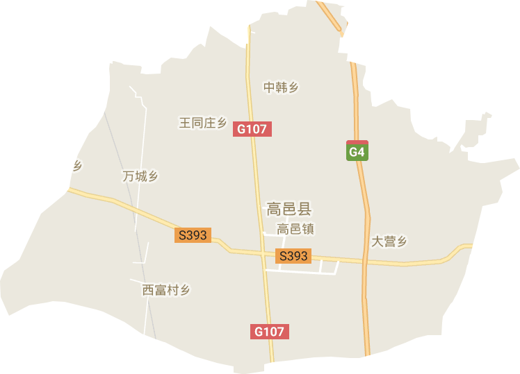 高邑县电子地图