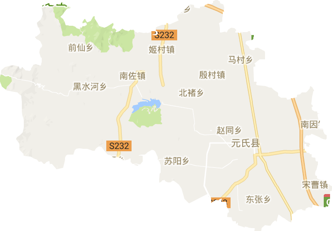 元氏县电子地图