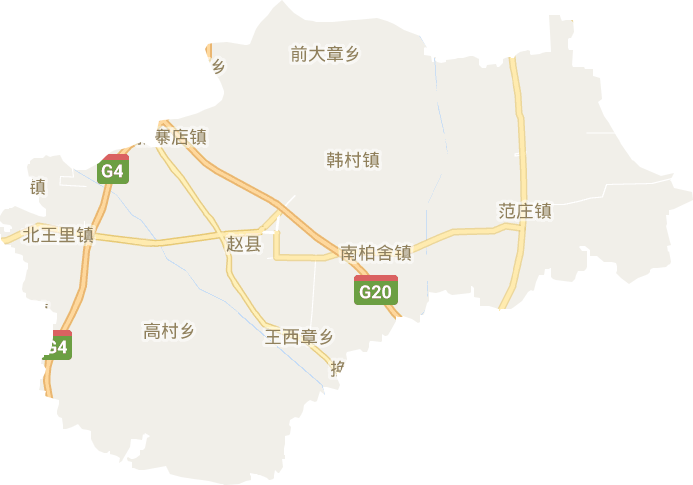 赵县电子地图
