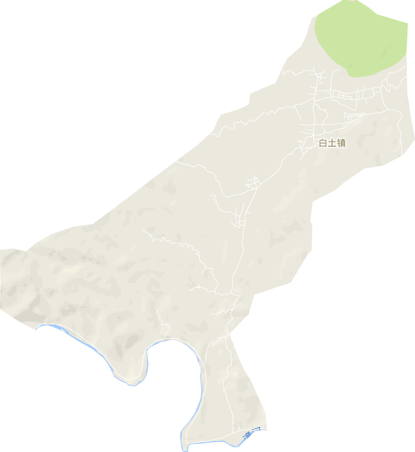 白土镇电子地图