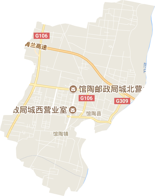 馆陶镇电子地图
