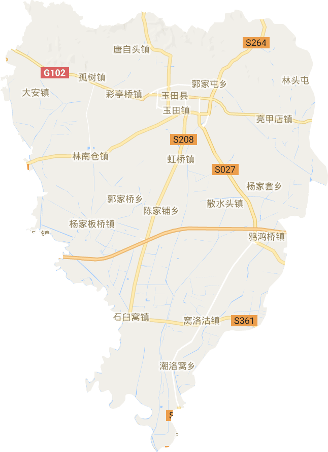 玉田县电子地图