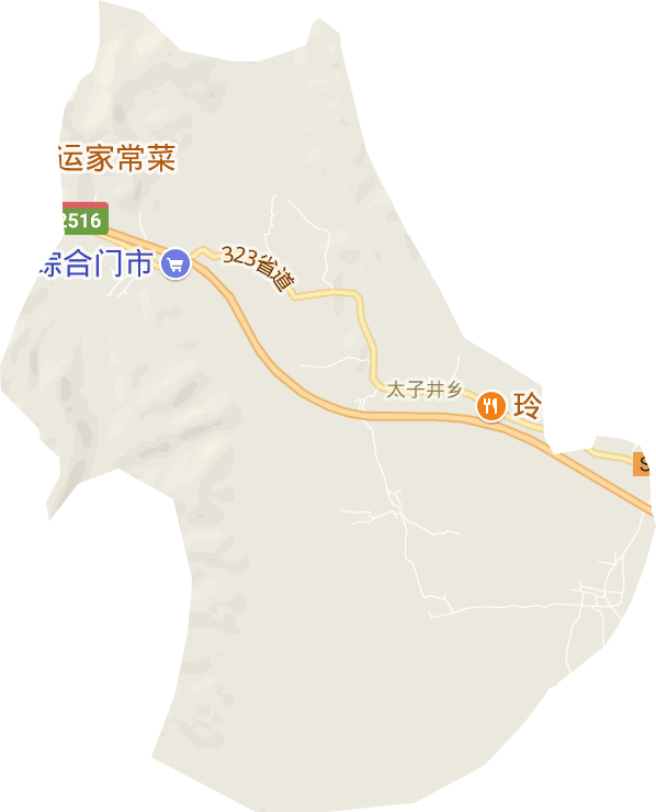 太子井乡电子地图
