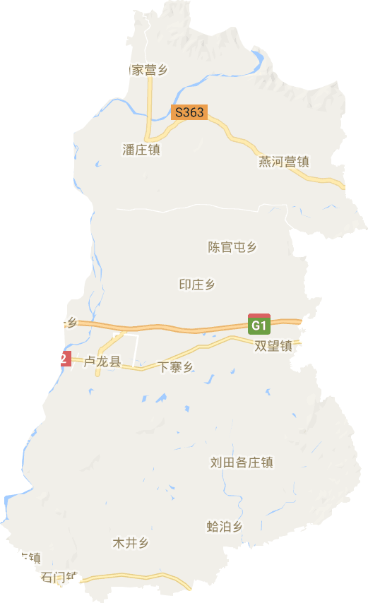 卢龙县电子地图