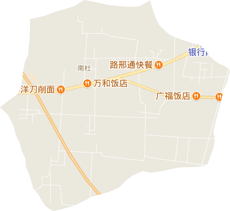 南杜街道电子地图